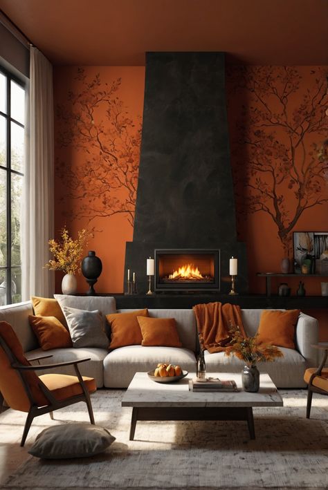 Step into the warmth of Autumn Fire (BM 2172-30) with our daily interior designer routine. Discover how to bring the fiery charm of Fall 2024 into your walls! #Ad #homedecor #homedesign #wallpaints2024 #Painthome #interiorarchitecture Wall Colors Green Living Room Colors
Bright Living Room Colors
Apartment Renovation
Living room Remodeling
Modern Paint Colors
2024 Orange Accent Wall Living Room, Colorful Living Room Bright, Renovation Living Room, Paint Colors 2024, Orange Accent Walls, Autumn Fire, Modern Paint Colors, Wall Charm, Wall Murals Diy