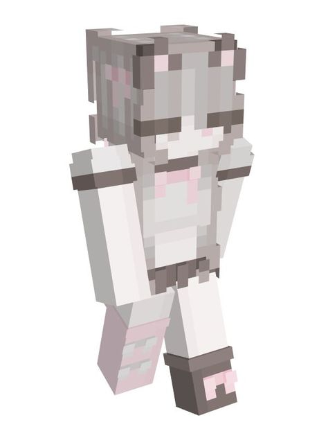 Kawaii Minecraft, Minecraft Skins Kawaii, Minecraft Skins Female, Skórki Minecraft, Skin Mine, Minecraft Skins Aesthetic, Pink Artwork, Mc Skins, Rumah Minecraft