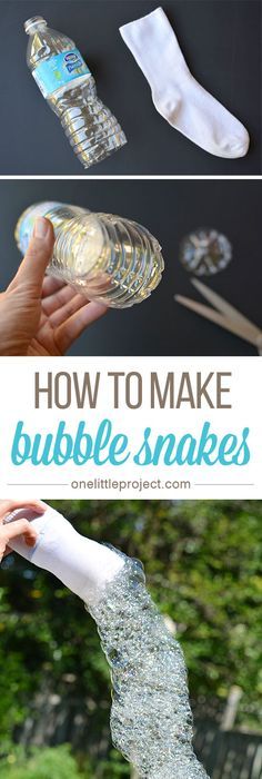 Bubble Snake, Empty Water Bottle, Kid Science, Easy Activities, Activity For Kids, Toddler Fun, Summer Projects, Summertime Fun, Summer Activities For Kids