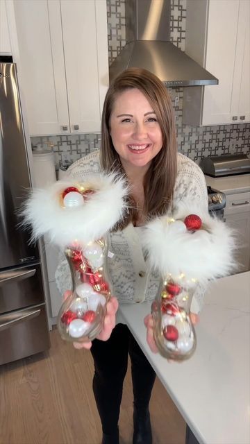 YWM Family on Instagram: "Here's an easy Christmas DIY!! 🎅 I love the way these light up Santa boots turned out! Follow for more holiday DIY projects, recipes + fun! Don't forget to favorite our page so you don't miss anything! #christmasdiy #diyholiday #christmascrafts #santaboots #easyholidaydiy" Santa Boots Craft, Santa Boots Diy, Easy Holiday Diy, Boots Diy, Holiday Diy Projects, Santa Boots, Easy Christmas Diy, Easy Christmas, Holiday Diy