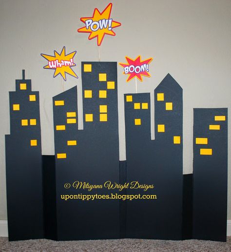 The Amazing How To DIY Super Hero Photo Booth – Playfully Ever After Hero Decorations, Reading Counts, Festa Power Rangers, Superhero Vbs, Class Themes, Motivational Ideas, Superman Party, Villains Party, Vbs Decorations