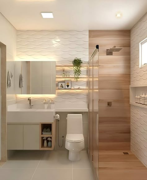 Parisian Balcony, Makeover Kamar Mandi, Beautiful Small Bathrooms, Toilet And Bathroom Design, Bathroom Interior Design Modern, Budget Living, Small Bathroom Layout, Modern Small Bathrooms, Small Bathroom Interior