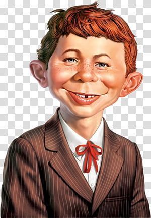 "What-Me Worry?" Alfred E Neuman, Mad Magazine, No Background, Background Png, Png Clipart, Transparent Background