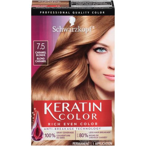 Light Brown Hair Dye, Carmel Blonde, Revlon Colorsilk, Brown Hair Dye, Caramel Blonde, Hair Color Cream, Spring Hair Color, Gray Coverage, Keratin Hair