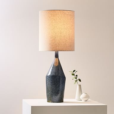 Asymmetry Ceramic Table Lamp - Large (Speckled Moss) Lamp Large, Jewelry Display Box, Smart Bulbs, Table Lamp Wood, Ceramic Table Lamp, Modern Light Fixtures, Japanese Pottery, Mirror Wall Art, Black Lamps