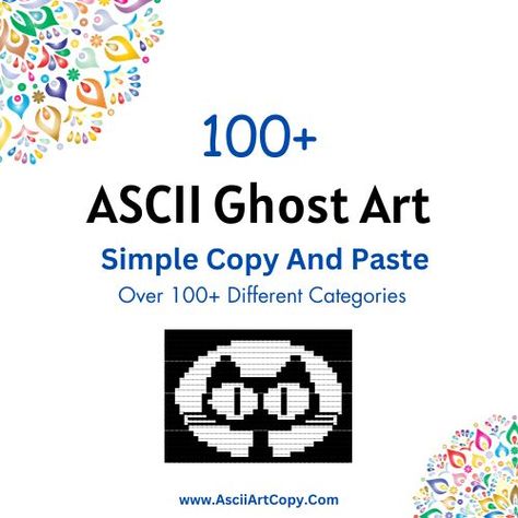 Ghost ASCII Art 
Ghost ASCII
Ghost TEXT Art Ascii Art Simple, Types Of Ghosts, Art Ghost, Ascii Art, The Emoji, Sms Text, Copy And Paste, Word Cloud, Art Simple