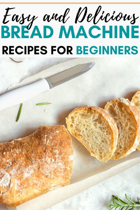 Bread Maker Recipes No Yeast, Easy Bread Maker Bread Recipe, Quick Bread Maker Recipes, Homemade Bread Machine Recipes, Bread Dough In Bread Machine, Easy Breadmachine Bread Recipes, Easy Breadmaker Recipe, Bread Machine French Bread Dough, Bread Machine Recipes Crusty