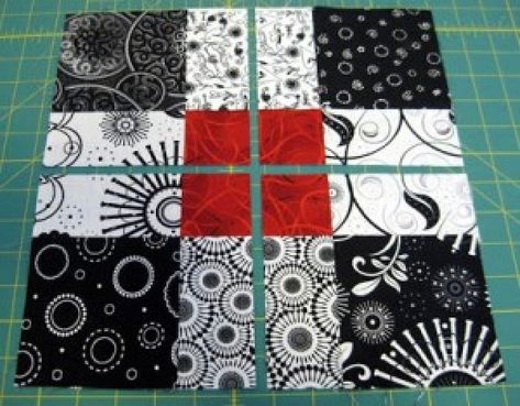 7 Quick & Easy Quilt Patterns – Quilting Disappearing 9 Patch, Disappearing Nine Patch, Patchwork Quilting Designs, 9 Patch Quilt, Black And White Quilts, White Quilts, Nine Patch Quilt, Quilt Square Patterns, Easy Quilt Patterns