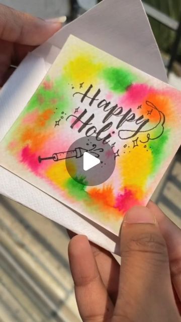 Galaxy Painting Easy, Holi Special Drawing, Painting Easy Ideas, Drawing Water, Holi Special, Colour Painting, Painting Easy, Galaxy Painting, Happy Holi