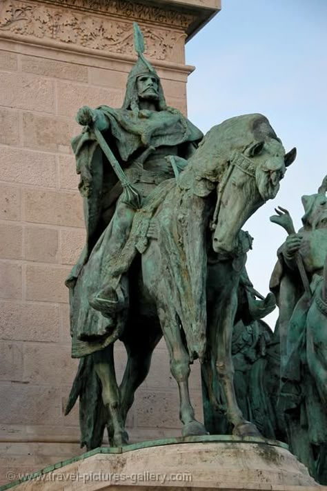 Part II. Attila the Hun (c.403? - 453 AD) He was brought up as a barbarian hostage at the court of the emperor Honorius. Attila knew the Roman world. On several occasions he assaulted the Roman Empire. In 451, Flavius Aetius defeated Attila and the Huns at the   Battle of Chalons. In 453 Attila died from a burst blood vessel; the Hun Empire collapsed. Atila The Hun, The Huns, Hungary History, Attila The Hun, Vlad The Impaler, Interactive Multimedia, Empire Romain, The Roman Empire, Watch Ad