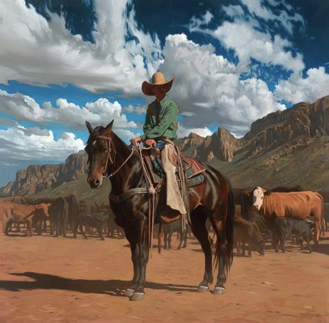 Mark Maggiori, Western Art Paintings, Cowboy Artwork, Cowboy Pictures, Western Artwork, Western Paintings, West Art, Cowboy Art, Southwest Art