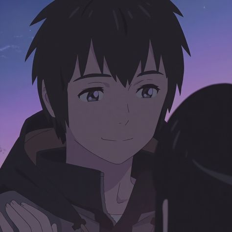 Mitsuha Taki, Matching Cat Pfp Friends, Mitsuha And Taki, Taki Tachibana, Matching Pfp Anime, Kimi No Nawa, Makoto Shinkai, Your Name Anime, Cute Couple Drawings