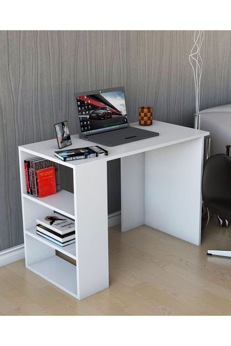 Computer Table Design, Home Office Furniture Design, Computer Desk Design, Tv Unit Furniture Design, Computer Desks For Home, Office Table Design, Tv Unit Interior Design, Study Room Design, Wood Table Design