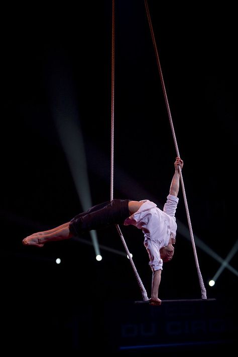 buzzlightcyr:  One of my favorite trapeze artists I was... Static Trapeze, Trapeze Circus, Aerial Trapeze, Circus Acrobat, Wild Is The Wind, Circus Aesthetic, Circus Characters, Trapeze Artist, Aerial Fitness