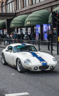 Untitled Shelby Daytona Coupe, Shelby Daytona, Vintage Auto's, Daytona Coupe, Dope Music, Ac Cobra, Sport Automobile, Classic Sports Cars, Sweet Cars