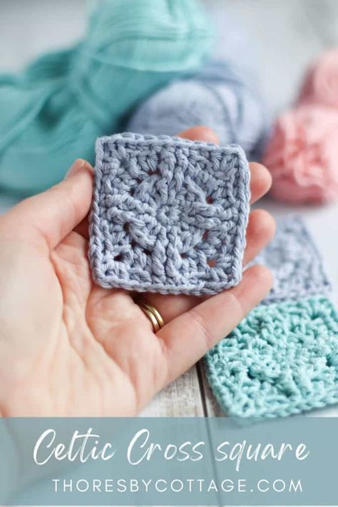 Free Crochet Square, Granny Square Pattern Free, Granny Square Crochet Patterns Free, Crochet Motif Patterns, Crochet Granny Square Blanket, Square Crochet Pattern, Crochet Blocks, Crochet Square Patterns, Crochet Granny Squares