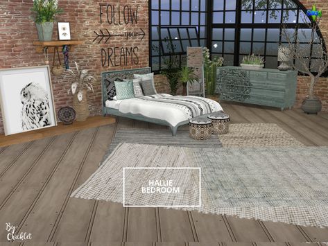 Mesh needed https://www.thesimsresource.com/downloads/details/category/sims4-sets-objects-adultbedroom/title/gadolinium-bedroom/id/1448321/ Needs Kids Room and Parenthood for two items Wall Shelves Bedroom, Sims Packs, Sims 4 Bedroom, Bed Ensemble, Egyptian Cotton Sheets, Cozy Rugs, Wall Shelves & Ledges, Adult Bedroom, Living Rugs