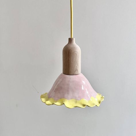 Handmade Ceramic Lamp, Ceramic Lamps Handmade, Plug In Hanging Light, Kerb Appeal, Ceramic Pendant Light, Electrical Fittings, Ceramic Stoneware, Pendant Light Shades, Pottery Clay