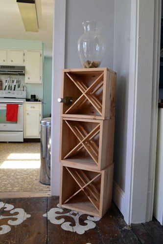 Unfinished Wine Rack Corner Wine Rack, Wine Storage Diy, Floor Detail, Wine Rack Design, Dream Dining Room, Rustic Wine Racks, Pretty Storage, Wine Shelves, Wine Down