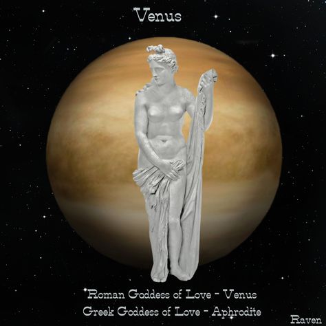 Venus - Roman and Greek Goddess Counterparts Pagan Correspondences, Occult Studies, Venus Planet, Goddess Aphrodite, Roman Gods, Ancient Myths, Goddess Of Love, Greek Myths, Ancient Aliens