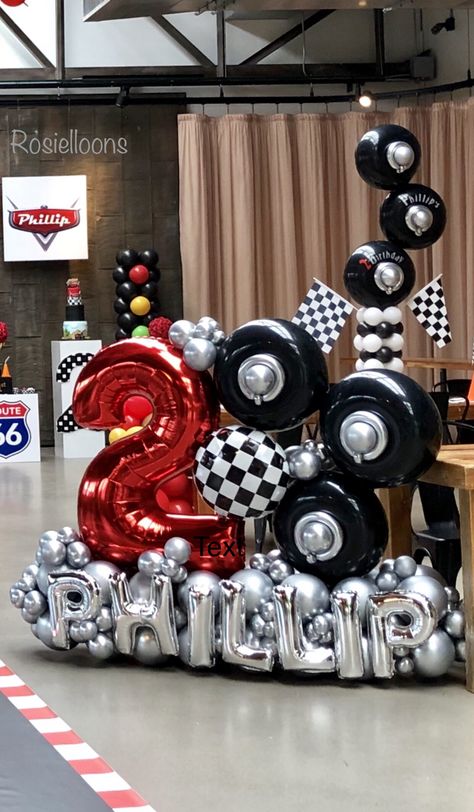 Twisting Balloons, Disney Cars Birthday, Car Birthday Theme, Boy Birthday Party Themes, Cars Theme Birthday Party, Monster Truck Birthday, Car Themes, Cars Birthday Parties, Birthday Supplies