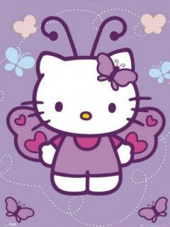 hello kitty Butterfly Sketch, Magical Girl Aesthetic, Cartoon Crazy, Cartoon Butterfly, Wings Drawing, Hello Nails, Kitty Drawing, Hello Kitty Art, Butterfly Fairy