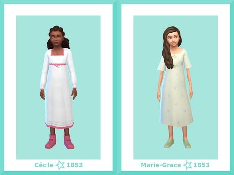 Sims 4 Historical, Magnolia Promenade, Sims 4 Patreon, Willow Creek, Short Gowns, Custom Content, Peg Dolls, Long Gown, The Sims 4