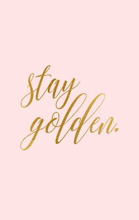 Imagem de gold, pink, and quote Gold Quotes, Golden Quotes, Stay Golden, Fashion Quotes, Iphone Background, Wallpaper Quotes, Favorite Quotes, Wise Words, Quotes To Live By