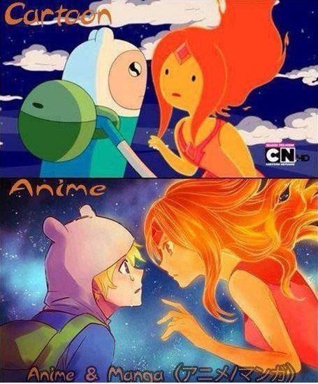 I might have pinned this already, but what the heck, right? This is awesome. Adventure Time, Anime And Manga, Anime Stuff, Cartoon Characters, Manga Anime, Anime Art, Tv, Disney, Memes