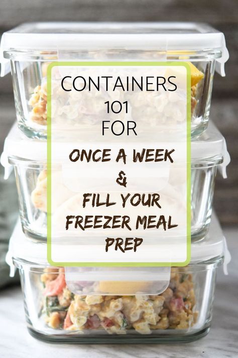 Containers 101 for once a week & fill your freezer meal prep. These are some of the best options I've found for prepping and freezing food and they will make your life easier! #mealprep #freezermealprep #mealplanaddict #containers Crockpot Meal Prep, Fill Your Freezer, Paleo Meal Prep, Meal Prep For Beginners, Best Meal Prep, Paleo Meal Plan, Meal Prep Plans, Freezer Meal Prep, Sunday Meal Prep