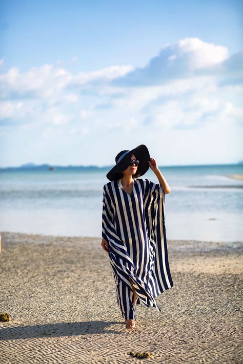 #waterlilycaftans www.waterlilycaftans.com Beach Outfit Modest, Hijabi Beach, Beach Hijab, Hijab Beach, Diy Swimsuit, Outfit Modest, Hijab Fashion Summer, Beach Caftan, Vacation Clothes