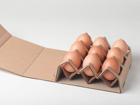 Egg Packaging Ideas, Egg Packaging, Packaging Template, Egg Box, Eco Packaging, Creative Box, Creative Package, Beer Packaging, Box Packaging Design