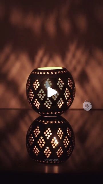 Coconut Shell Candle, Coconut Shell Crafts, Paper Doll Dress, Easy Paper Crafts Diy, Tealight Candle, Coconut Shell, Easy Paper Crafts, Shell Crafts, Painted Pumpkins