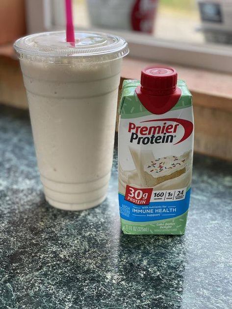 Weight Watchers Shakes, Premier Protein Shakes, Premier Protein, Weight Watchers Recipes, Recipes For Beginners, Cake Batter, Protein Shakes, Clean Recipes, Weight Watchers Meals