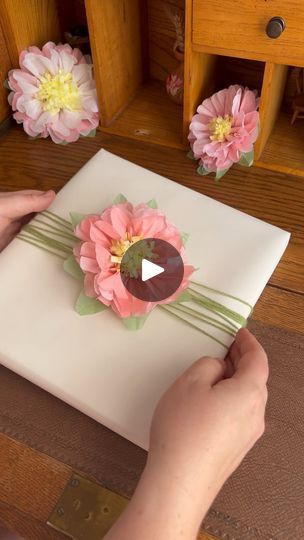 48 reactions · 10 comments | Transforming leftover paper into a blooming surprise! 🌸♻️ Watch as I create a beautiful flower to adorn a special gift. Let’s reduce, reuse, and spread the joy of DIY creativity! 🎁✨ #EcoCrafting #UpcycledFlowerPower #GiftsFromTheHeart”

Sizes will depend on your paper. I normally use 2 layers of yellow paper, 3 or 2 layers of paper for the petals and 1 layer of green paper. 

Instructions how to make the flower in the previous video. | Monia A Beautiful Flower, Yellow Paper, Green Paper, Reduce Reuse, Diy Creative, Beautiful Flower, Special Gift, Flower Power, Special Gifts