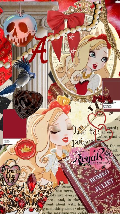 #applewhite #everafterhigh ver Ever After High Wallpaper, High Wallpaper, Disney Collage, Monster High Characters, Apple White, Disney Diy, Cute Patterns Wallpaper, Ever After High, Kids Shows