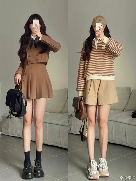 Teenage Old Money Outfits, Loafers Outfits, Old Money Outfits, Light Academia Aesthetic, Loafers Outfit, Seoul Fashion, Ulzzang Fashion, Kpop Fashion Outfits, Kpop Fashion