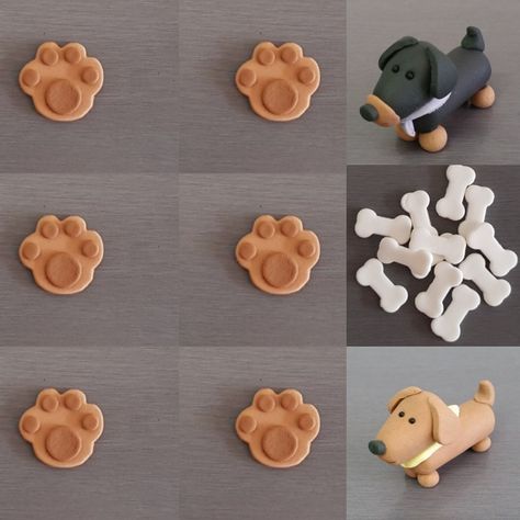 Dachshund Cake, Fimo Crafts, Magic Kitchen, Dachshund Birthday, Cupcake Decorations, Animal Cakes, Dog Cakes, Birthday Inspo, Clay Crafts Air Dry