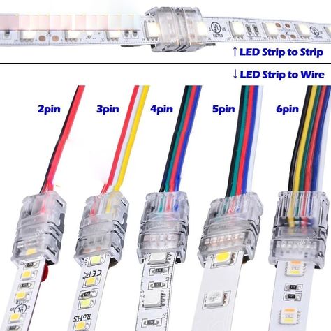 Splice Light Wire Connection Connectors 5050 LED Strip LED Strips Connector   Brand New And High Quality Material: Copper+PC Size: As Pictures Shown Temperature: -20 ℃ -50 ℃ Product Name: LED Strips Connector Style: Styles As Pictures Shown Packing:1PCs Due to the difference between different monitors,the picture may not reflect the actual color of the item Please allow 0.1-1cm differs due to manual measurement,thanks * Please make payment asap, then we can arrange shipment for you asap. - Thank Wire Connection, Electronics Basics, Led Light Bar, Wire Lights, Led Strip Light, Light Strip, Strip Light, Led Light Strips, Led Light Bars