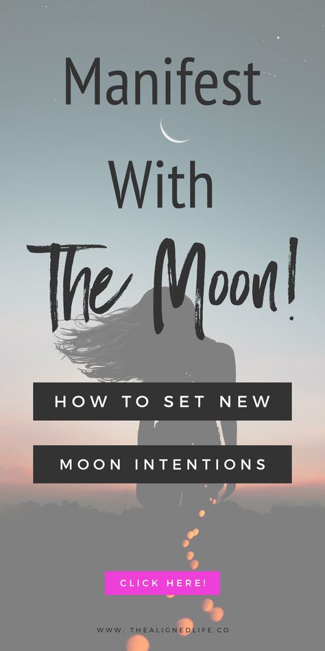 Manifest With The Moon! How To Set New Moon Intentions New Moon Intentions, Moon Intentions, Moon Manifestation, Moon Magick, Magic Moon, New Moon Rituals, Goal Journal, Reading Help, Manifestation Miracle