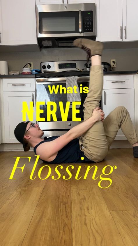 Siatic Nerve, Nerve Flossing, Best Exercise For Hips, Be Uncomfortable, Workout At Work, Lower Back Exercises, Sciatic Nerve, Hip Workout, Strong Body