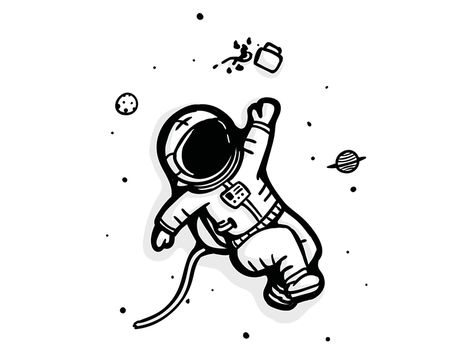 Astronaut Planet Tattoo, Tiny Astronaut Drawing, Cartoon Astronaut Tattoo, Spaceman Tattoo Simple, Astronaut Tattoo Minimalist, Lost In Space Tattoo, Mini Astronaut Tattoo, Simple Astronaut Tattoo, Small Astronaut Tattoo