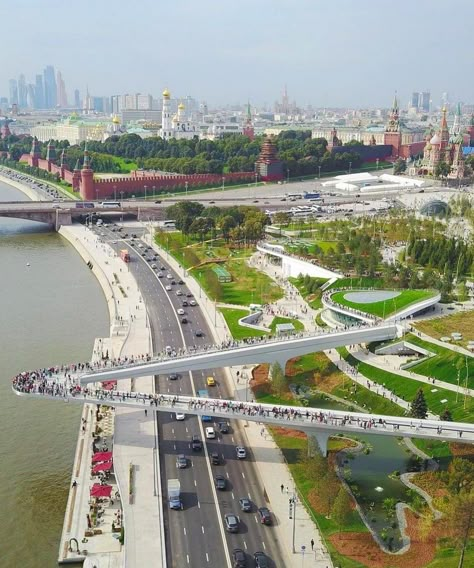 Berlin Palace, Architectural Engineering, Pedestrian Bridge, Bridge Design, Futurism, A Bridge, Moscow Russia, Urban Planning, Civil Engineering