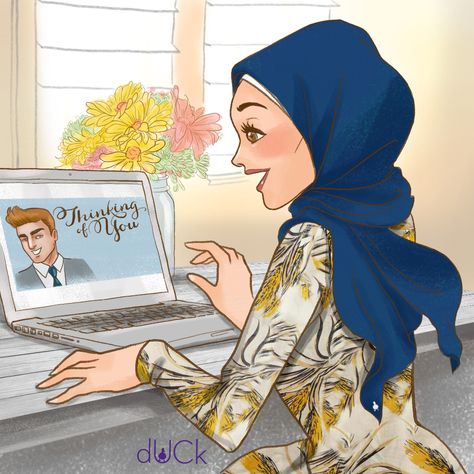 Duck Scarves, Cartoon Couples, Hijab Drawing, Instagram Illustration, Couple Goal, Hijab Cartoon, Fashion Art Illustration, Couple Cartoon, Muslim Girls