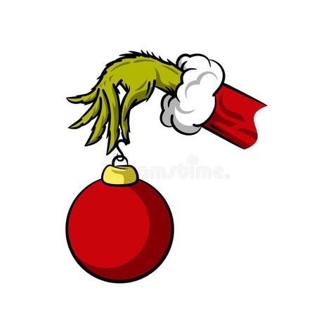 Grinch Hand With Ornament Christmas in Shirts stock illustration Grinch Hand With Ornament, Grinch Crafts, Grinch Hand, Grinch Hands, Christmas Clip Art, Graphic Drawing, Ornament Drawing, Christmas Grinch, Retro Cartoon