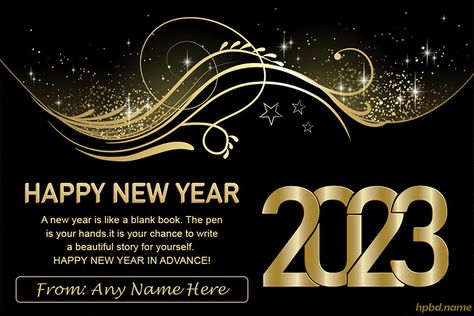 Happy New Year 2023 Wishes Card With Name Online Editing Happy New Year 2023 Background Editing, New Year Status 2023, New Year Wishes With Name, Happy New Year 2023 Background, New Year Wishes Video, Happy New Year 2023 Wishes, New Year Card Making, New Year Greeting Messages, New Year Wishes Cards