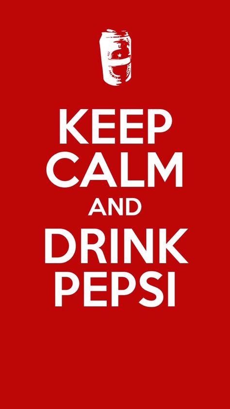 Keep Calm And Drink Pepsi Keep Calm And Drink, Calm Quotes, Keep Calm Quotes, Pepsi Cola, Dog Agility, Keep Calm, Keep Calm Artwork, Quotes, Red