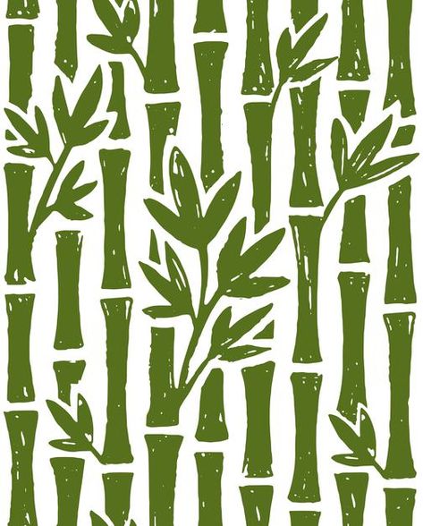 Seamless pattern of bamboo ink painting ... | Premium Vector #Freepik #vector #background #pattern #vintage #floral Paint Package Design, Bamboo Pattern Design, Bamboo Illustration Design, Bamboo Graphic Design, Plant Pattern Illustration, Bamboo Illustration, Bamboo Vector, Bamboo Logo, Bamboo Drawing