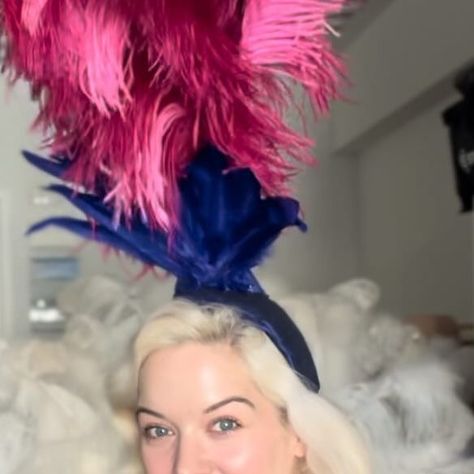 Fay Loren on Instagram: "OMG my new costume is almost ready for it’s reveal!! Working on the last items and still have to sew and glue some crystals on it, but I just couldn’t wait to show you the headpiece I made!! 😁🥰 #burlesque #costumedesign #headdress #headpiece #showgirl" Almost Ready, Costume Design, Headdress, Be Still, Headpiece, Glue, Sewing, Crystals, On Instagram