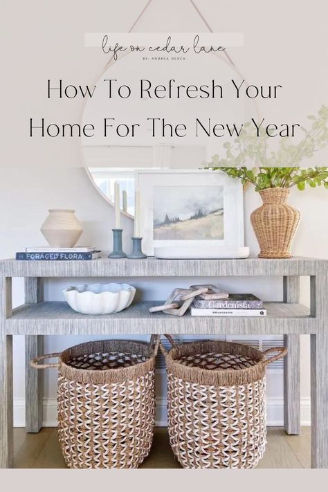 Give your home a much-needed home decor refresh this New Year by trying out these simple and practical tips and tricks! Visit the blog to learn more. new year home reset, my dream home, new year home refresh January Home Reset, New Year Home Reset, New Year House Reset, January Home Refresh, New Year Refresh, Spring Refresh Home, Home Refresh Ideas, Modern Bedroom Wardrobe Ideas, New Year Reset